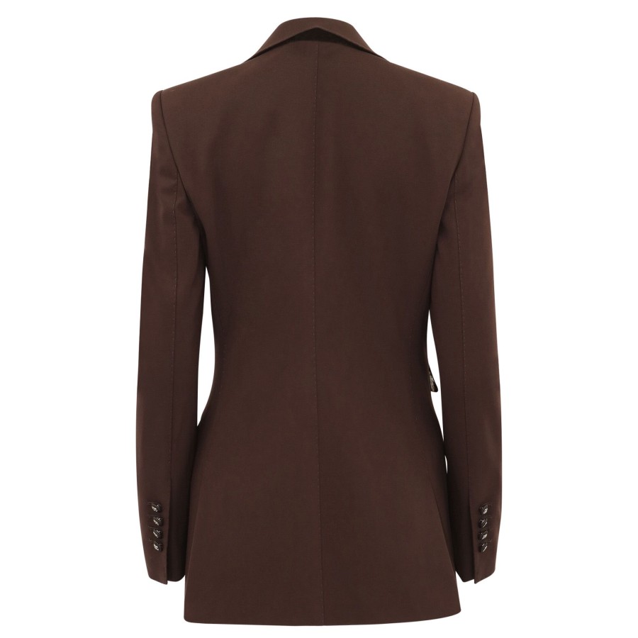 Clothing Dolce & Gabbana | Leopard Print Turlington Jacket Dark Brown