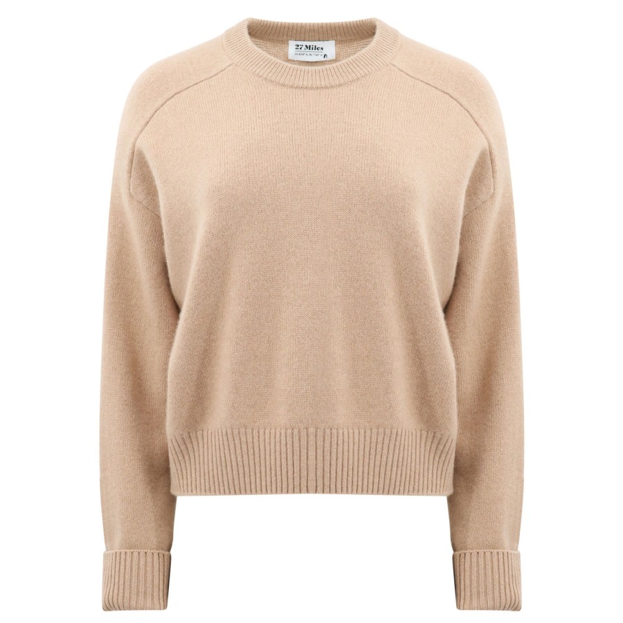 Clothing 27 Miles Malibu | Iliana Cashmere Pullover Camel