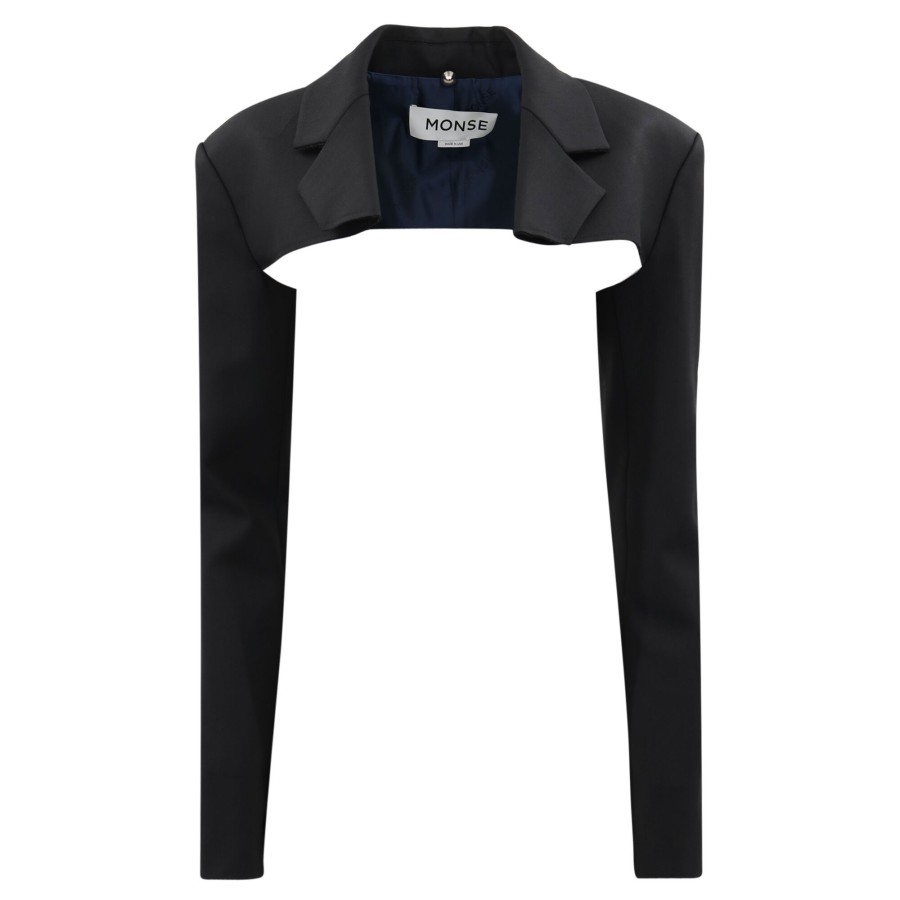 Clothing Monse | Cropped Jacket Black