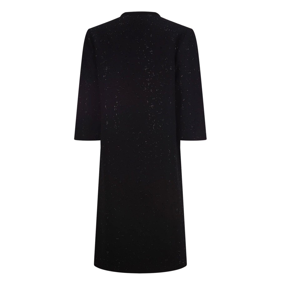 Clothing Libertine | Heavy Stardust Duster Coat Black