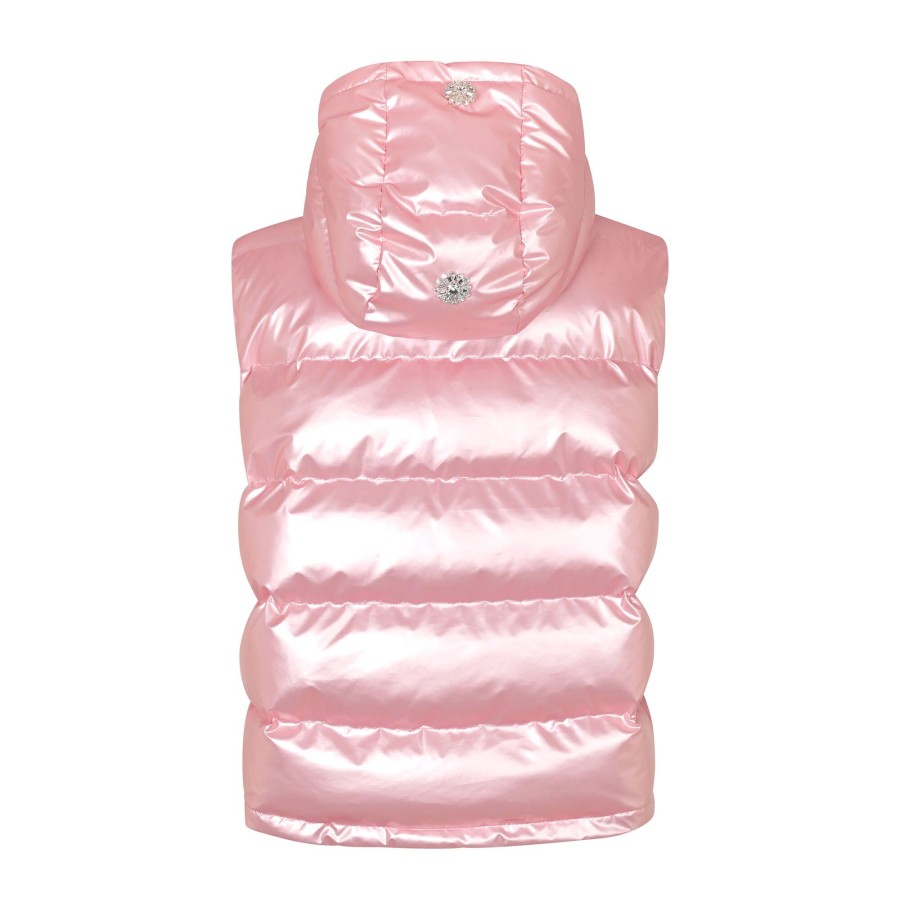 Clothing Stine Goya | Olivia Metallic Padded Vest Blush Pink