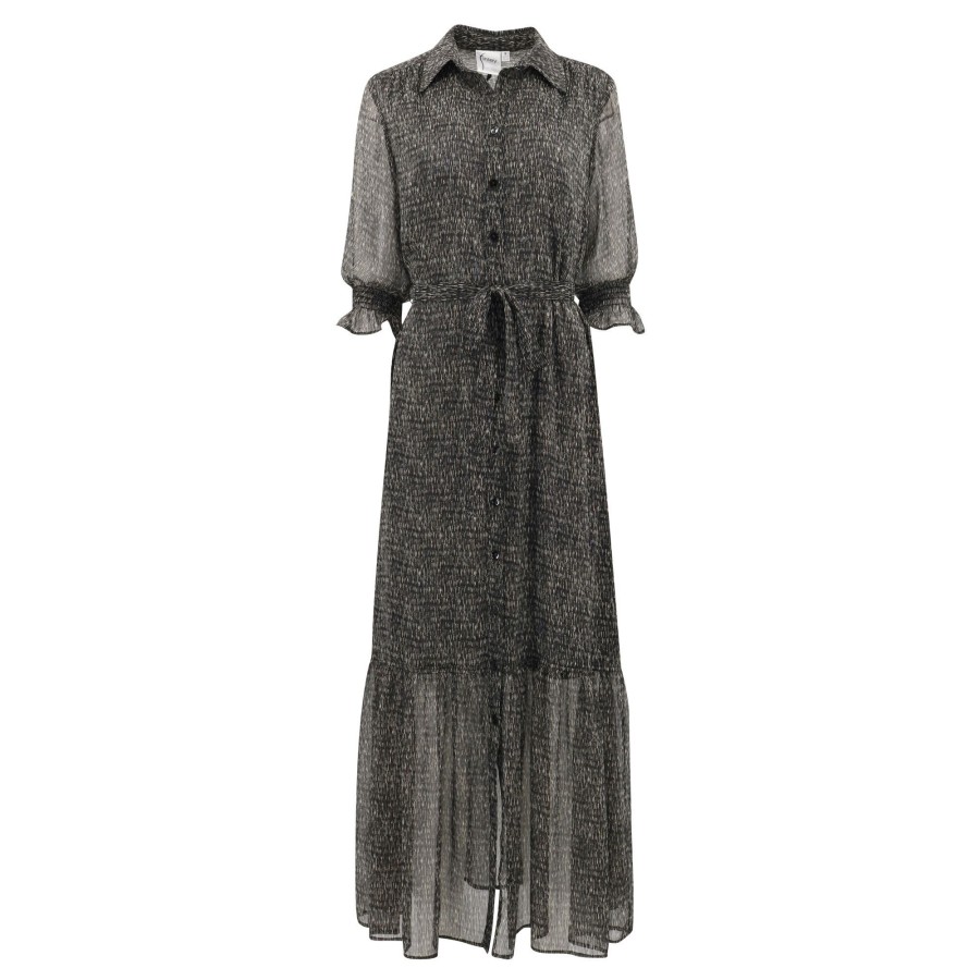 Clothing Finley | Sienna Dress Black/Cream