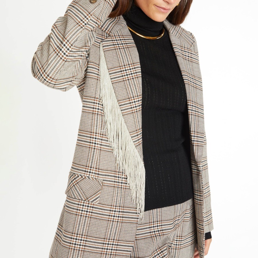 Clothing Tanya Taylor | Lewis Jacket Toffee Multi