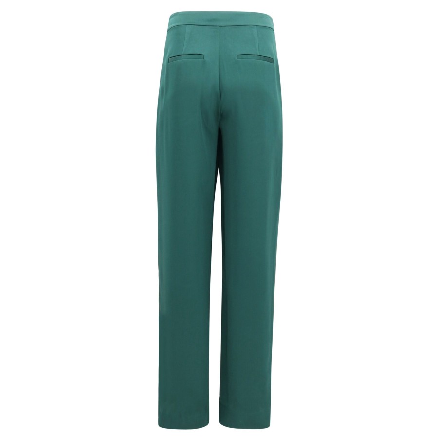 Clothing Simkhai | Kyra Wide Leg Pants Emerald