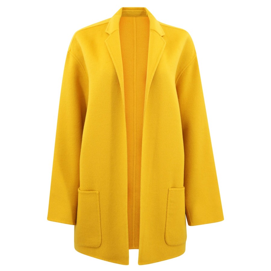 Clothing Odeeh | Double Face Cashmere Wool Jacket Maize