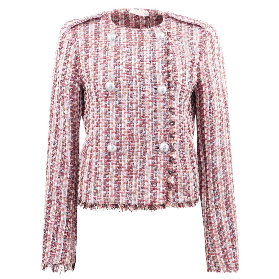 Clothing Ramy Brook | Esther Tweed Jacket Blush