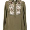 Clothing Figue | Emmanuelle Tux Shirt Moss Green