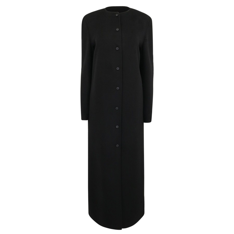 Clothing Loulou Studio | Martil Long Coat Black