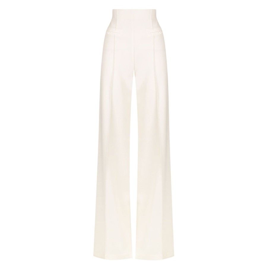 Clothing Shona Joy | Amura High Waisted Wide Leg Pant Cream