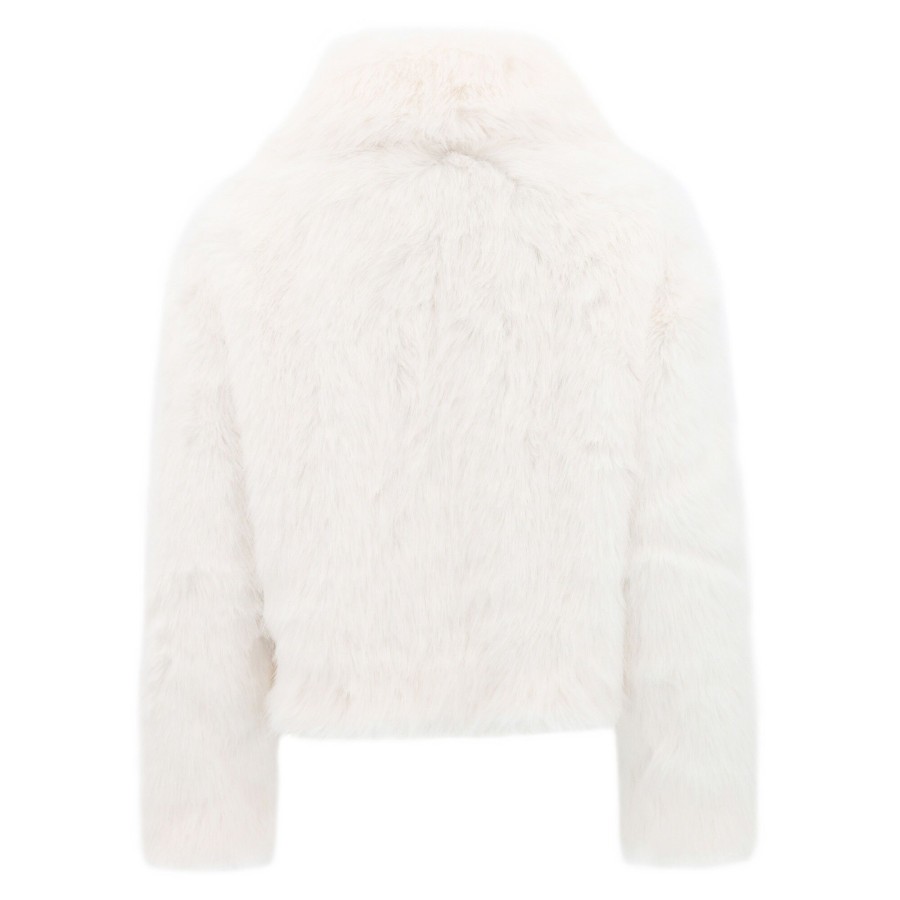 Clothing Apparis | Aubin Faux Fur Coat Off White