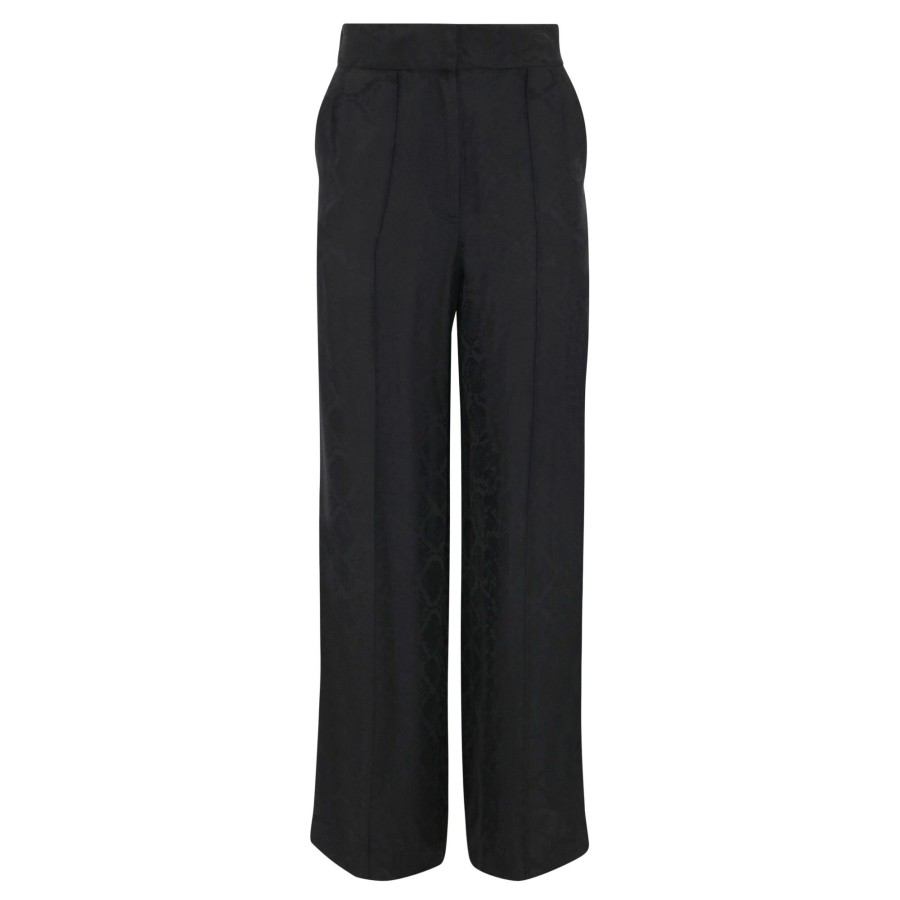 Clothing Simkhai | Kyra Wide Leg Pant Black Python