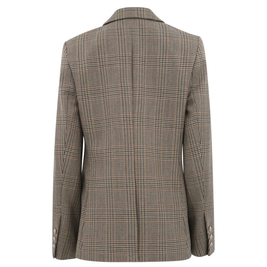 Clothing Twp | Husband Wool Blazer Beige/Green/Plaid