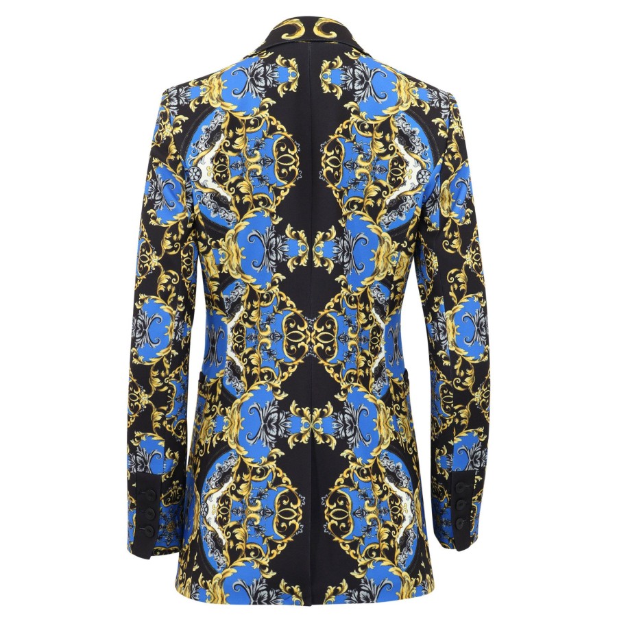 Clothing Alice + Olivia | Breann Fitted Blazer Regal Romance Sapphire