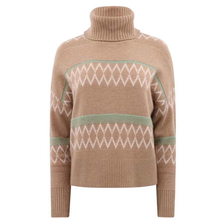 Clothing 27 Miles Malibu | Talula All Over Fair Isle Sweater Camel