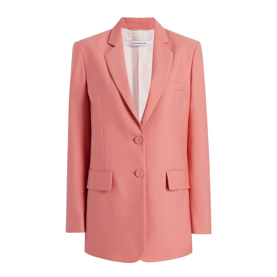 Clothing Another Tomorrow | Oversized Blazer Pink