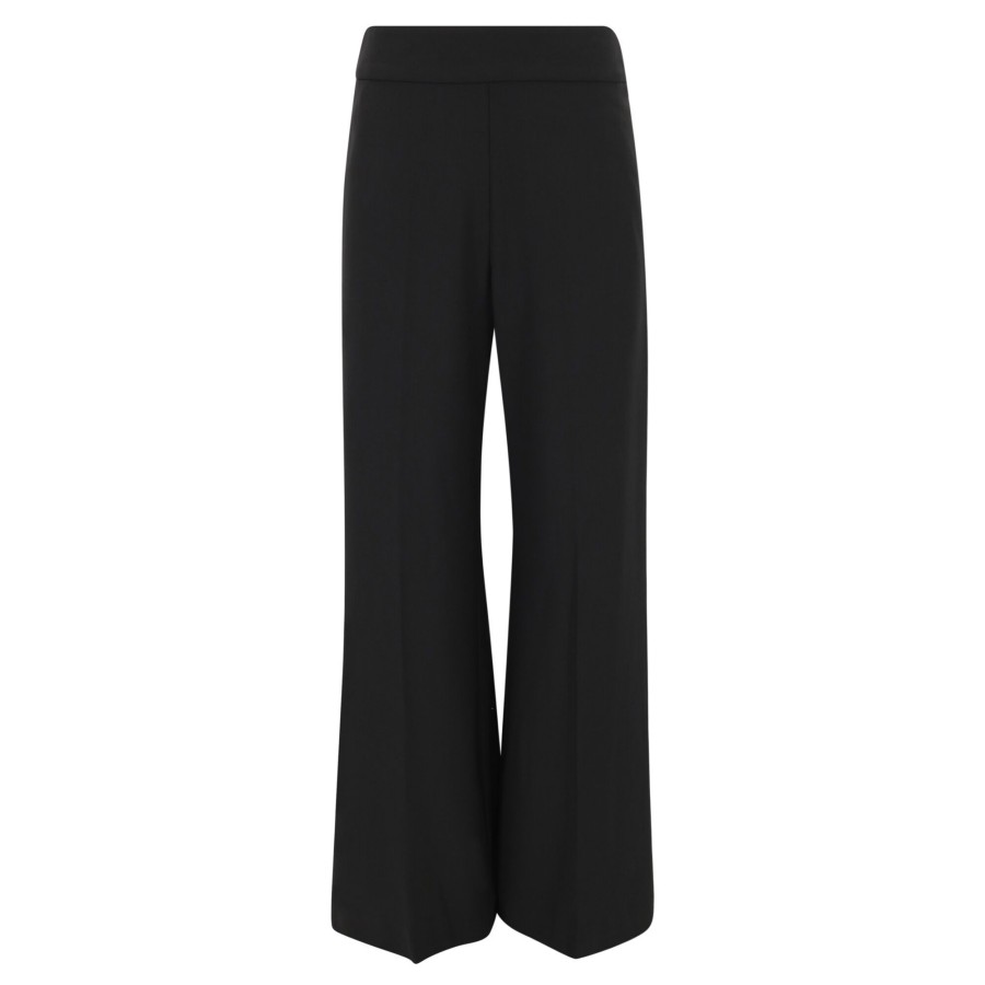 Clothing Carolina Herrera | High Waisted Wide Leg Pant Black