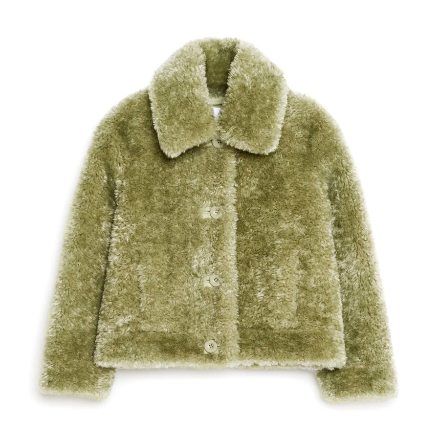 Clothing Stand Studio | Melina Jacket Sage Green