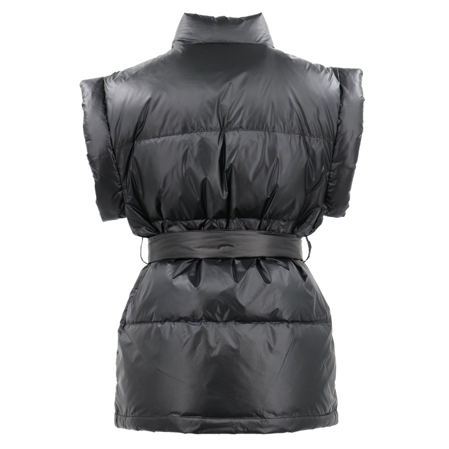 Clothing Jocelyn | Nylon Puffer Vest Black