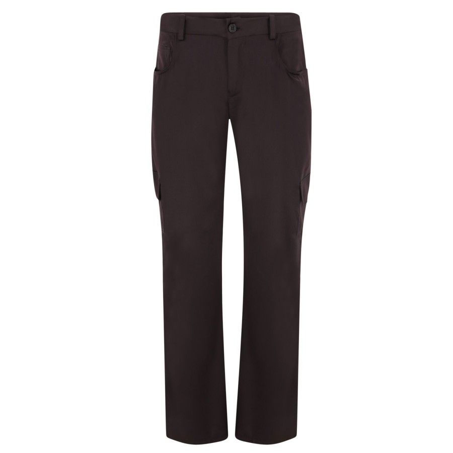 Clothing Sablyn | Sigourney Silk Cargo Pant Oak Tree