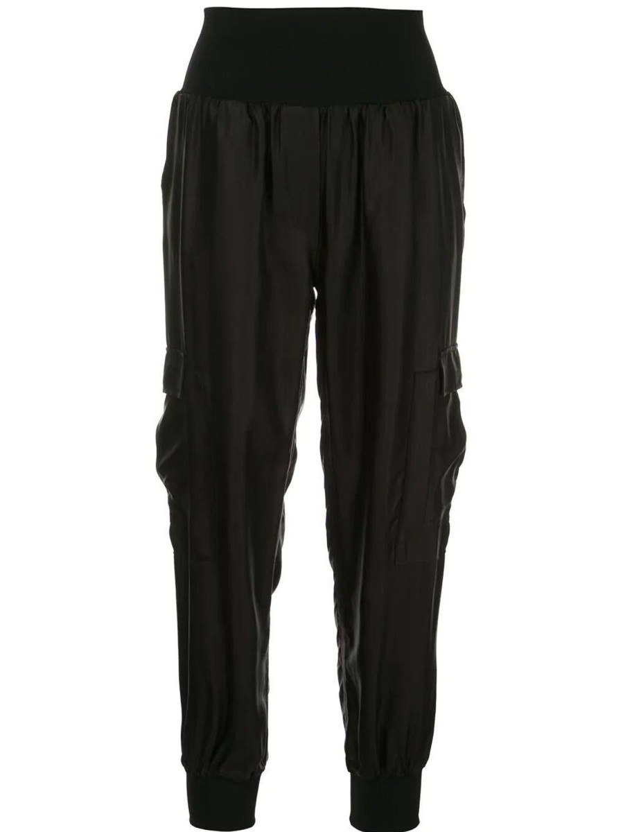 Clothing Cinq à Sept | Giles Cargo Joggers Black