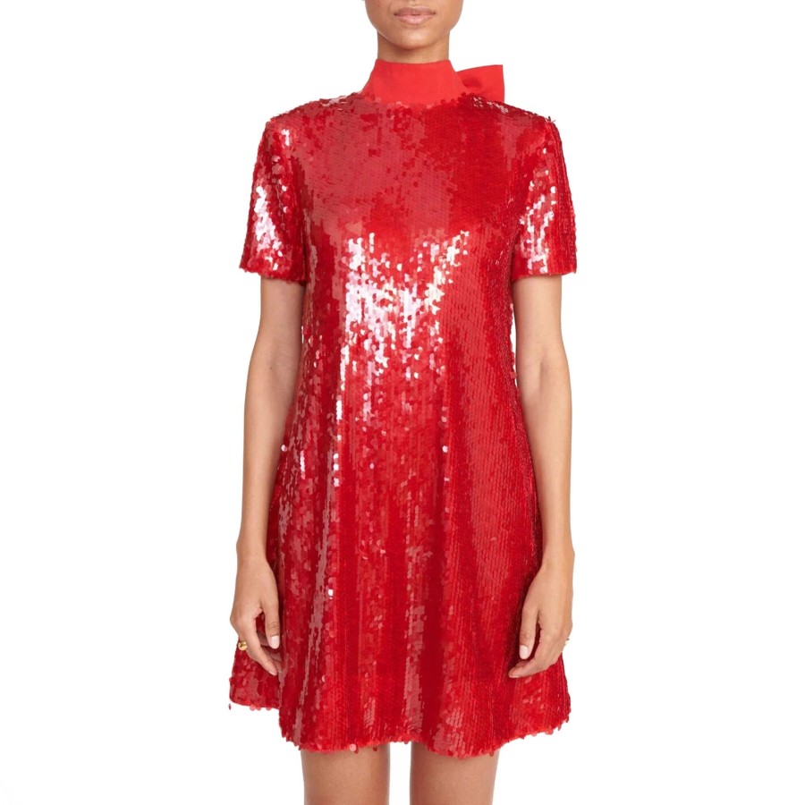 Clothing Staud | Mini Ilana Dress Poinsettia