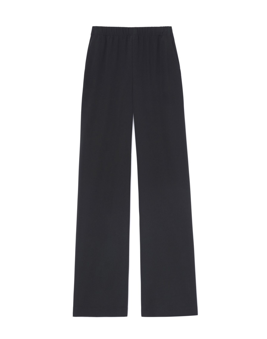 Clothing Lafayette 148 New York | Perry Elastic Waist Pant Black