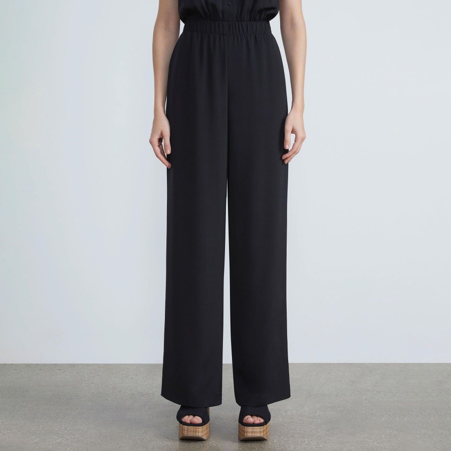 Clothing Lafayette 148 New York | Perry Elastic Waist Pant Black