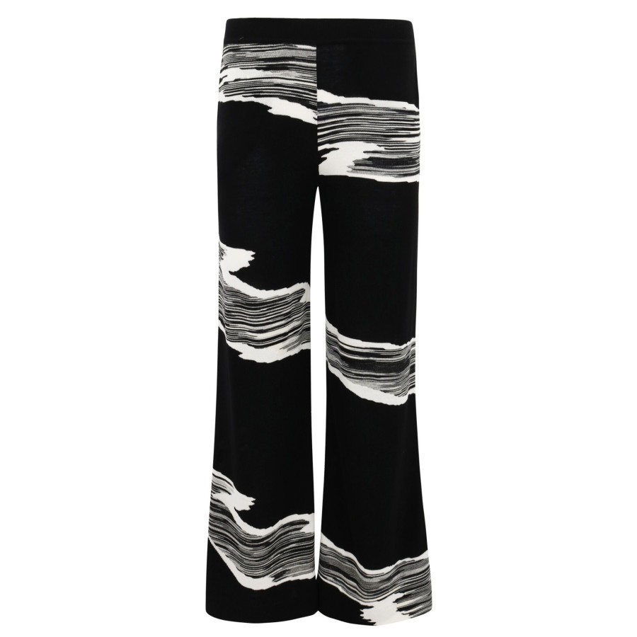 Clothing Missoni | Space Dye Wide-Leg Pant Black/White