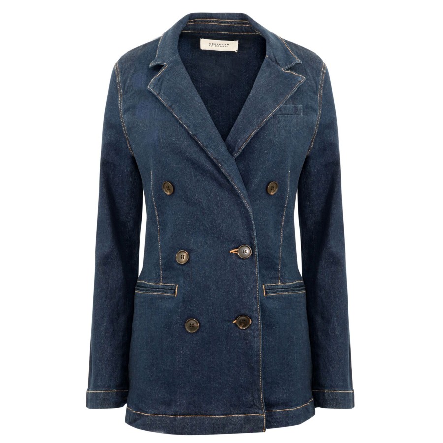 Clothing Derek Lam 10 Crosby | Walter Denim Blazer Hudson