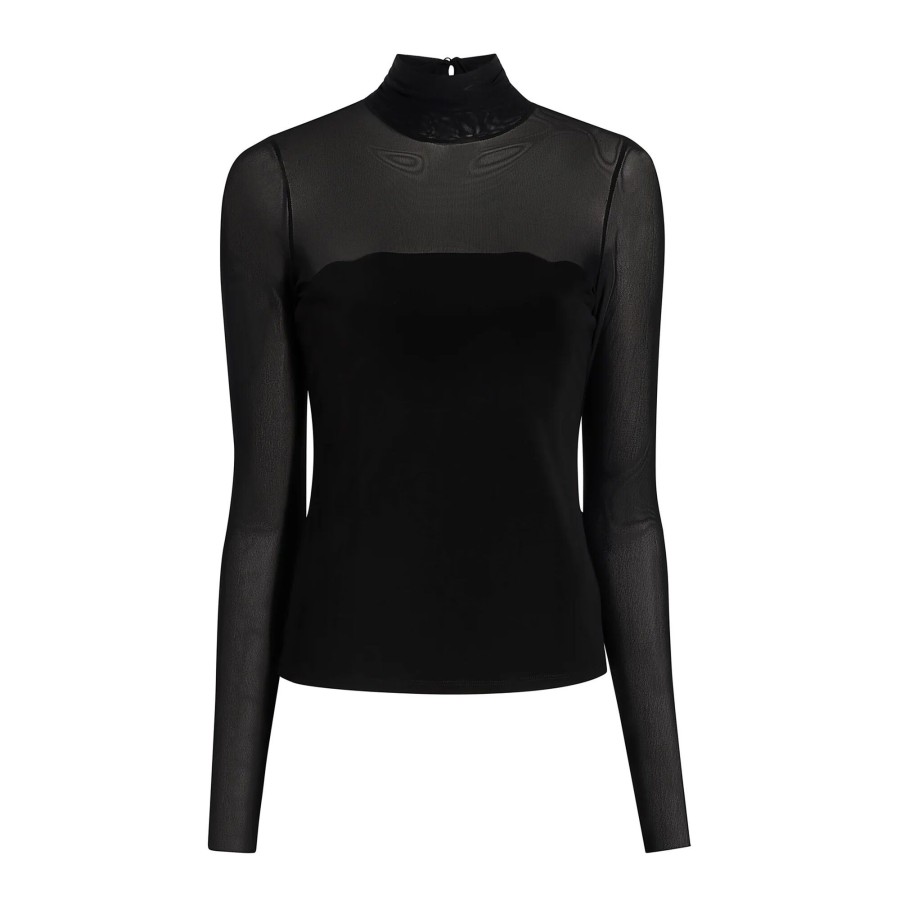 Clothing Cinq à Sept | Shantel Top Black