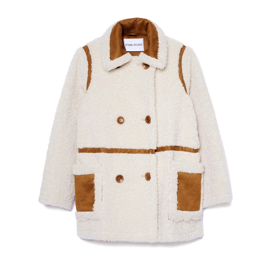 Clothing Stand Studio | Chloe Jacket Off White/Tan