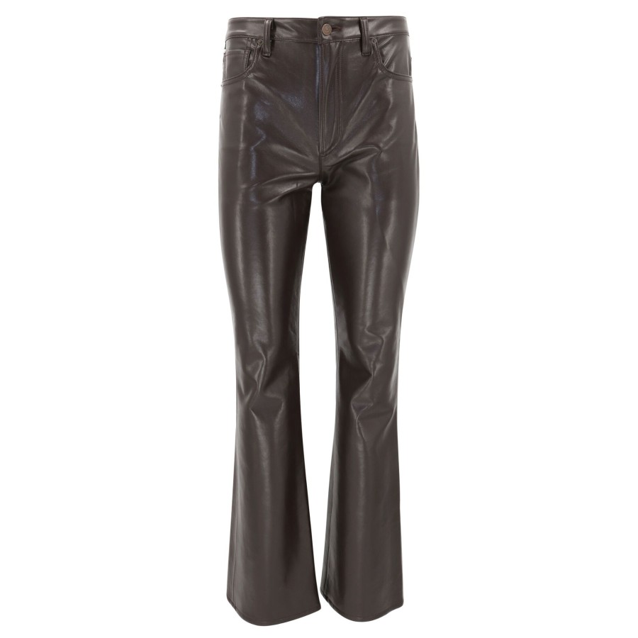 Clothing Citizens of Humanity | Lilah Recycled Leather Bootcut Pant Chocolate