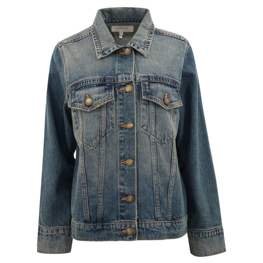 Clothing The Great | The Slouchy Jean Jacket Cargo Wash