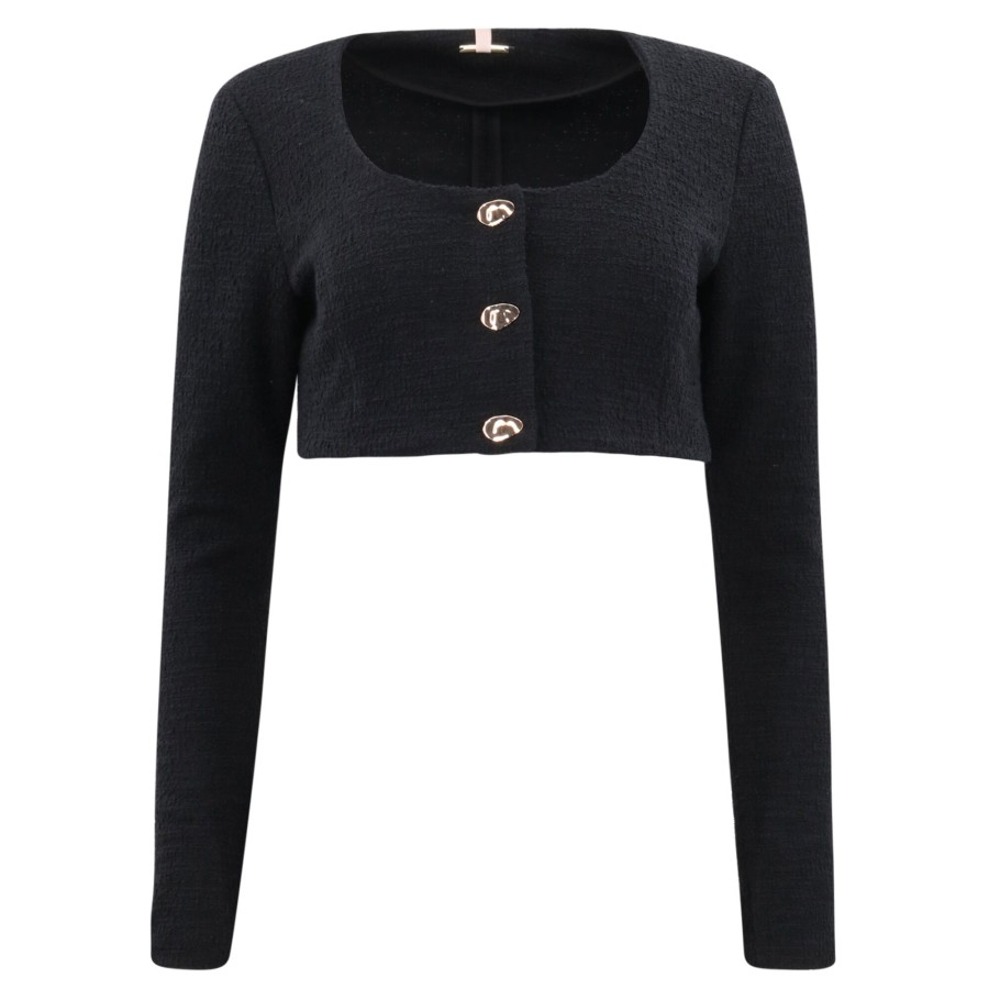 Clothing Alexis | Vernazza Cropped Jacket Noir