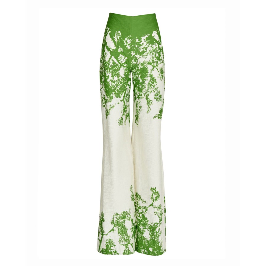 Clothing Silvia Tcherassi | Como Pant Green Cyprus