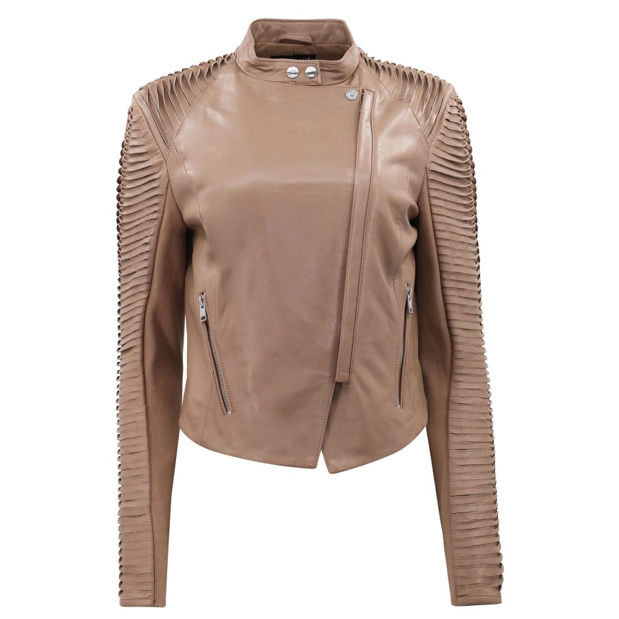 Clothing LaMarque | Azra Leather Jacket Mocha